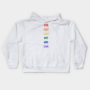 Ability Scores Kids Hoodie